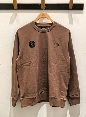 25春新款TheNorthFace北面户外舒适圆领透气休闲宽松情侣卫衣8CFW