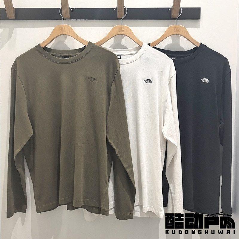 26秋冬新款TheNorthFace北面户外休闲透气纯棉运动长袖T恤男8KQ3图片