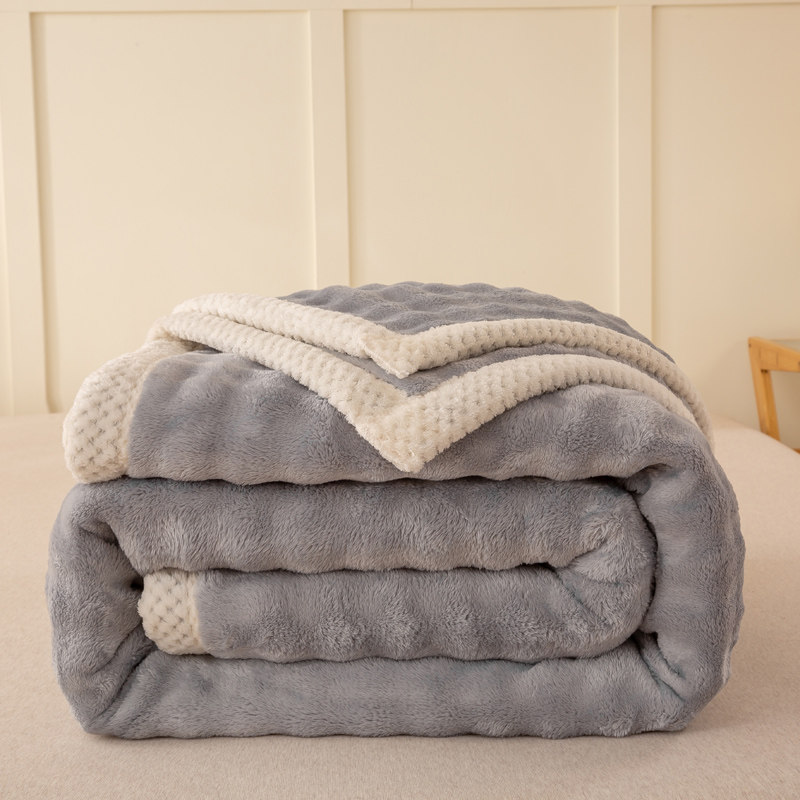 2026新款珊瑚绒毯子法兰绒牛奶盖毯办公室仿兔绒毛毯加绒加厚冬季,床上用品,休闲毯/毛毯/绒毯,淘宝优惠券,粉丝福利购,淘宝优惠卷