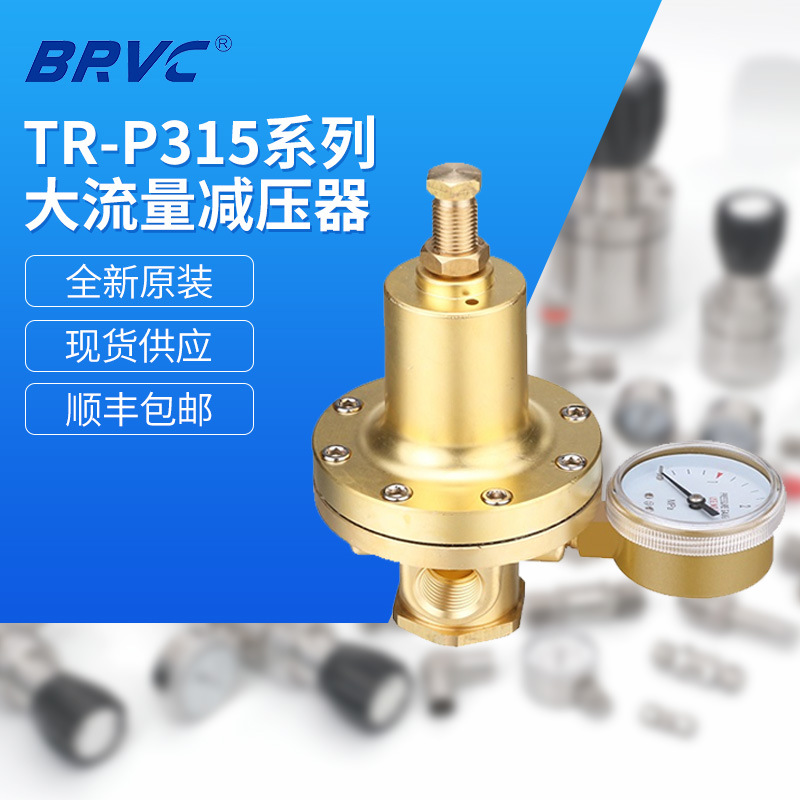 黃銅大流量氣體減壓器不銹鋼