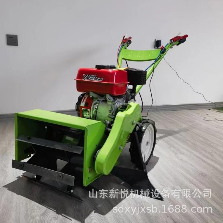 升级版新款汽油除草机 农用手推式旋耕锄地机 173柴油四驱碎草机