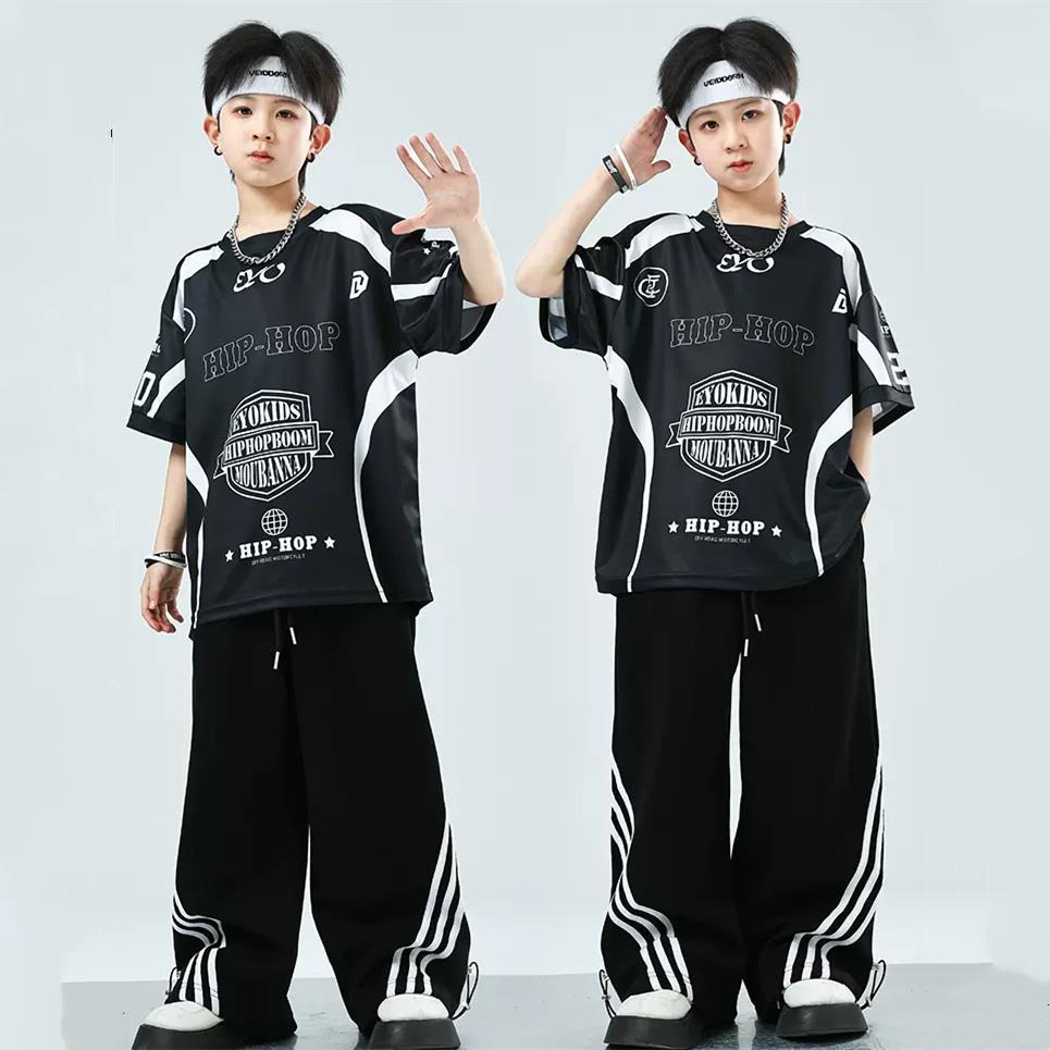 儿童街舞潮服男童嘻哈套装hiphop