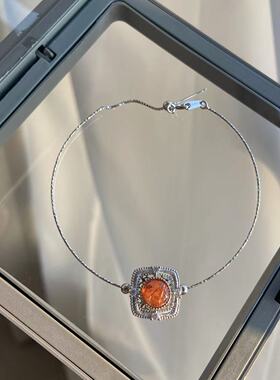 【金乌载日】天然黑金超七镶嵌牌