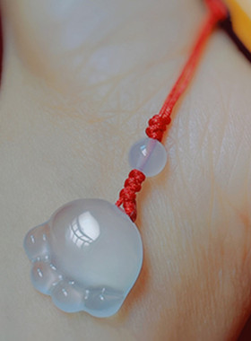 猫爪吊坠手机链挂绳挂件编织钥匙