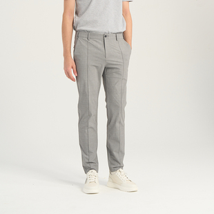 夏季 可收纳灰色休闲裤 新款 商务通勤长裤 男士 RARE威雅男裤