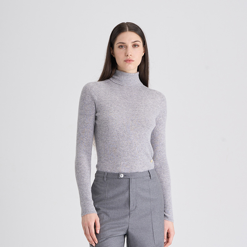 RARE威雅女装无缝高领羊绒毛衫