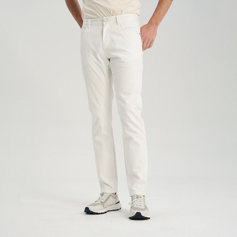 RARE威雅男裤白色牛仔裤