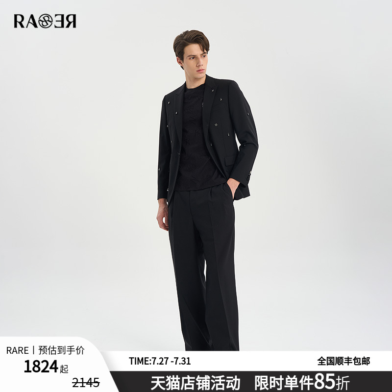 RARE威雅男装黑色西服外套