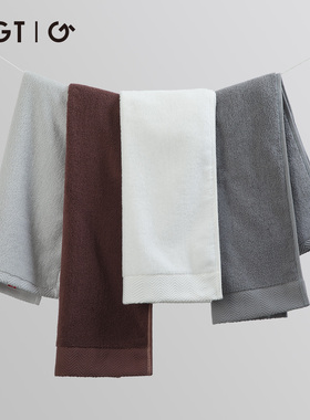 日本GGT纯棉加厚毛巾成人家用洗脸洗澡全棉吸水速干不掉毛面巾