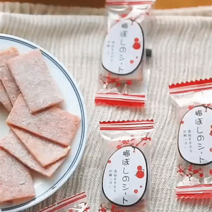 日式梅片独立包装无核话梅肉原味酸梅干诏安特产零食孕妇蜜饯果脯