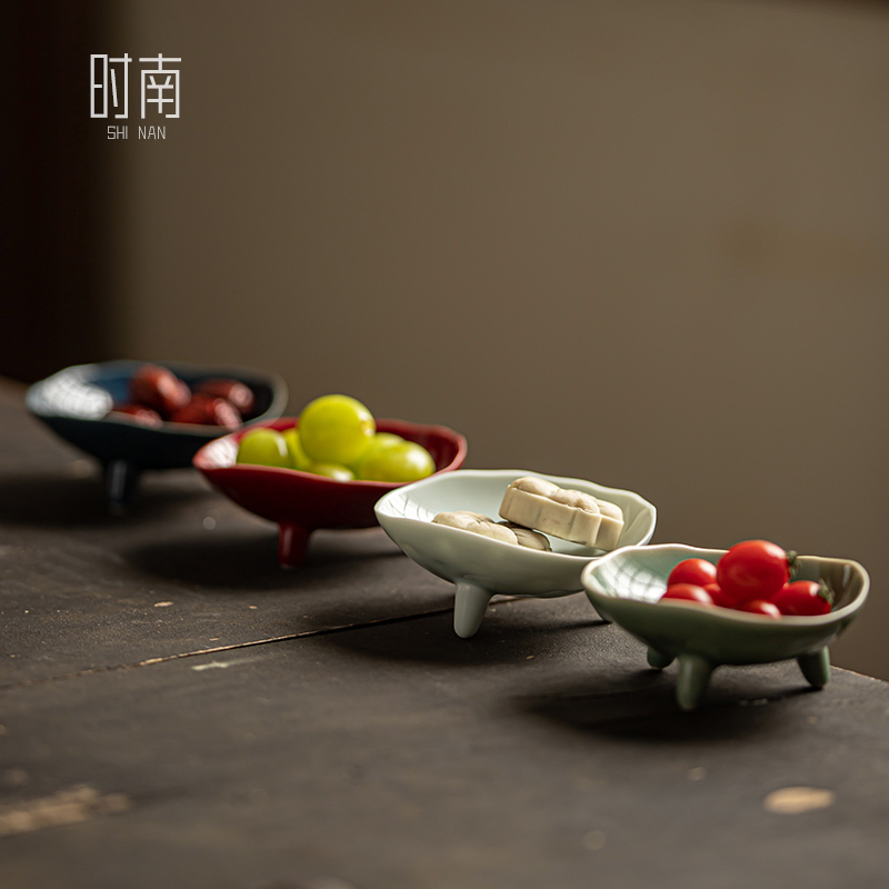 时南是陶瓷复古精致茶点盘宋代