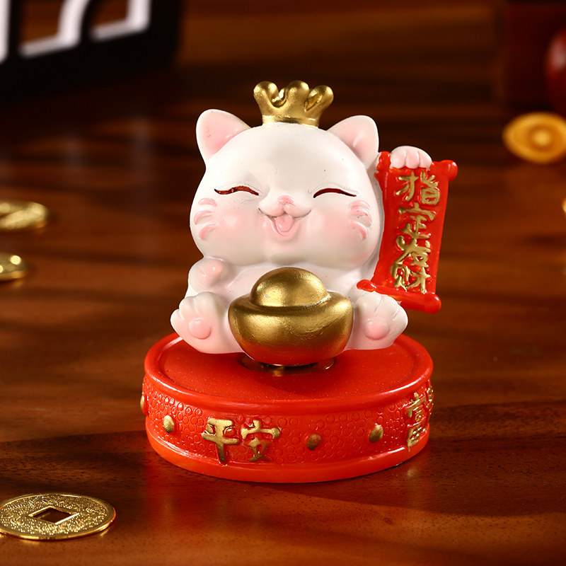 可爱创意招财猫桌面小摆件财神貔貅解压办公室工位装饰品新年礼物,家居饰品,桌面摆件,淘宝优惠券,粉丝福利购,淘宝优惠卷