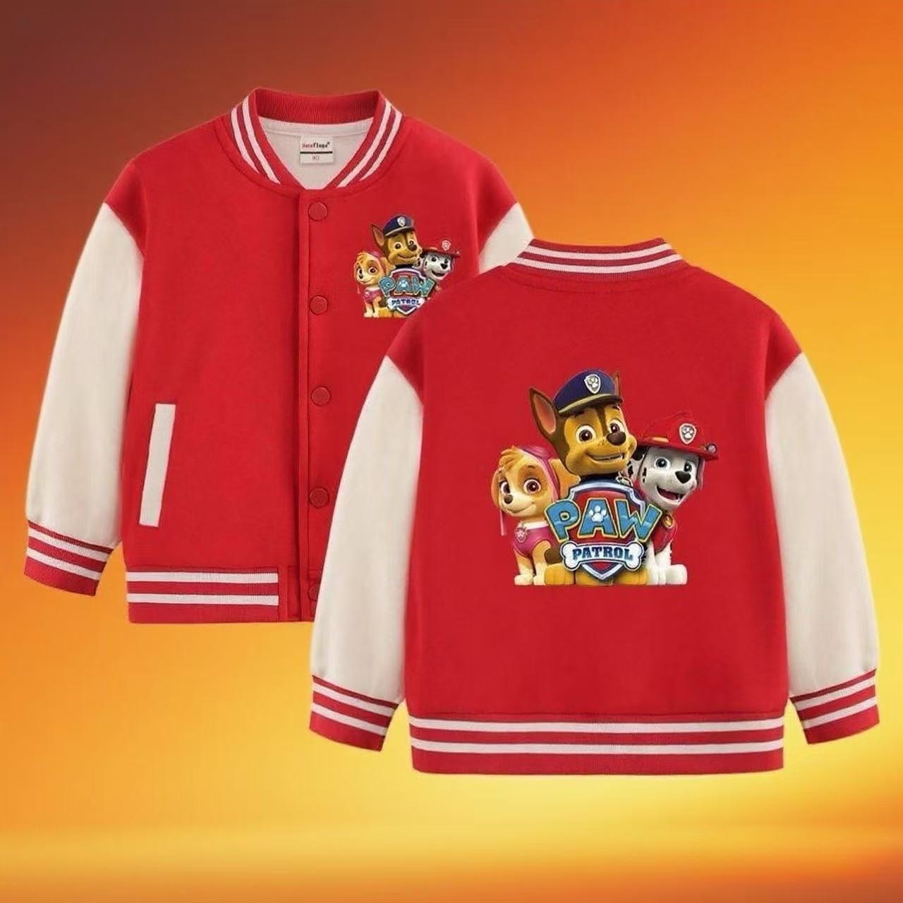 男女童汪汪队秋装棒球服