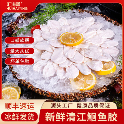 汇海盈精品鮰鱼泡250g冷冻鮰鱼鳔水产生鲜速冻鱼胶商用