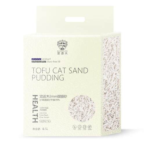 宠道夫(Randolph)豆腐猫砂除臭6.5L快速结团混合豆腐砂猫咪清洁用