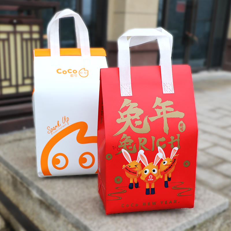 保温袋手提外卖专用铝箔打包袋logo定制无纺布奶茶烧烤包装餐饮袋