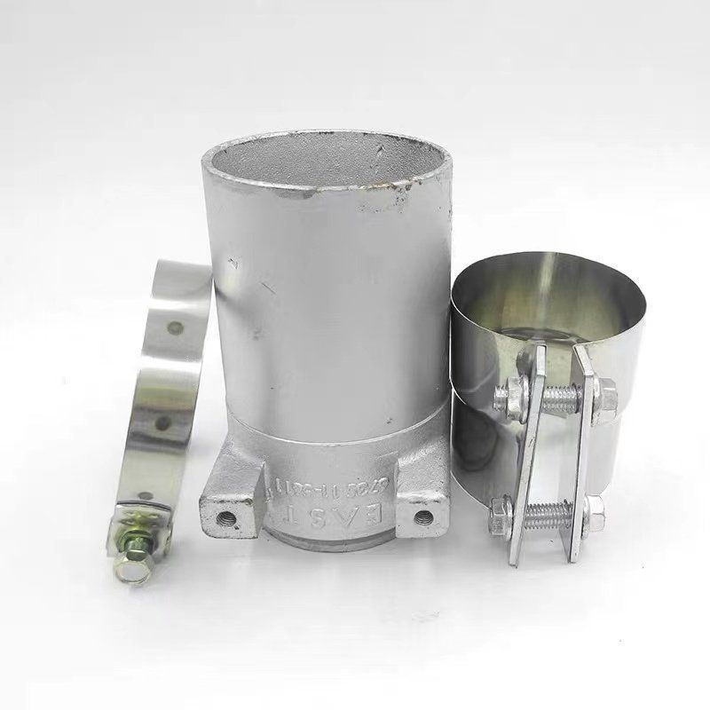 挖掘机小松PC200/220/240-6-7-8消声器排气管连接管夹子配件优质