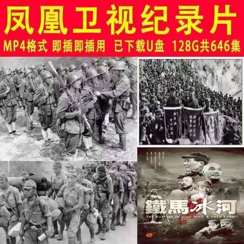 128G纪录片U盘凤凰卫视大视野大容量高清MP4视频车载电视电脑优盘