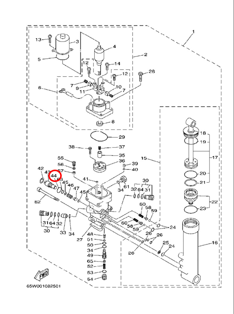 44翟墨雅马哈舷外机船外挂机橡皮