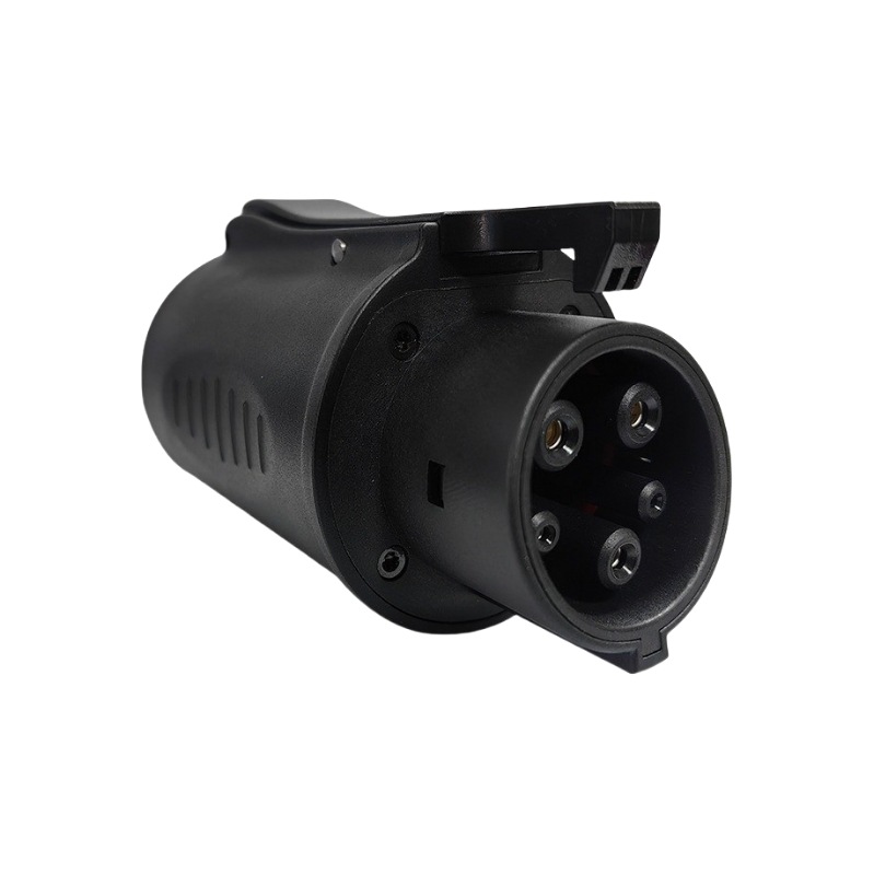 2024年新款TELA充电枪座转美规J1772充电枪头充电桩转接头