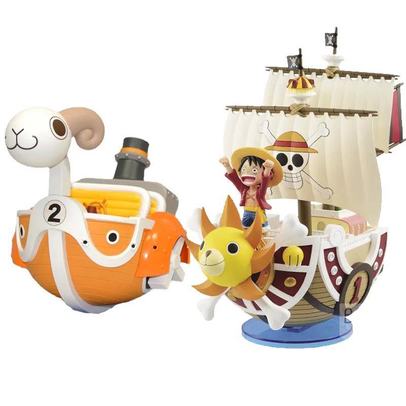 One Piece Ship Figure Luffy Model Toy Peripheral Super Cute
