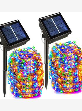 50/100/200/330 LED Solar Light Outdoor Lamp String Lights Fo