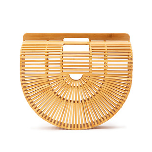 New retro bamboo bag beach holiday handbag bamboo basket bag
