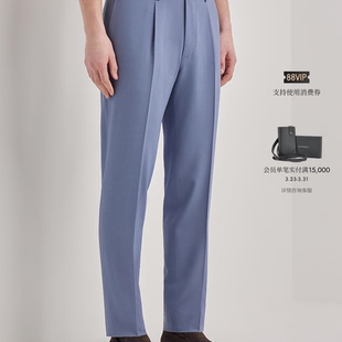 长裤 CANALI康纳利Impeccabile浅蓝色绵羊毛男士 26春夏新品