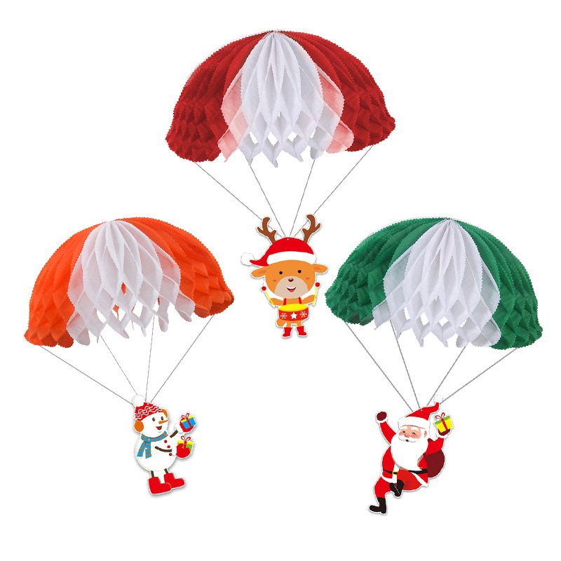 新品Halloiween horror decorative paraHchute honeycomb ball s - 实物图