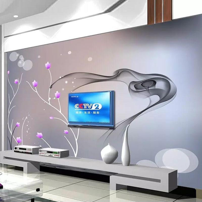 速发TV background wallpaper 8D simple h modern personality s
