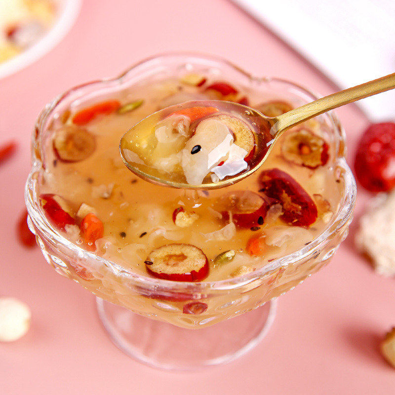 盛阳山木糖醇红枣银耳藕粉400g营养早餐代餐饱腹即食速溶颗粒藕粉