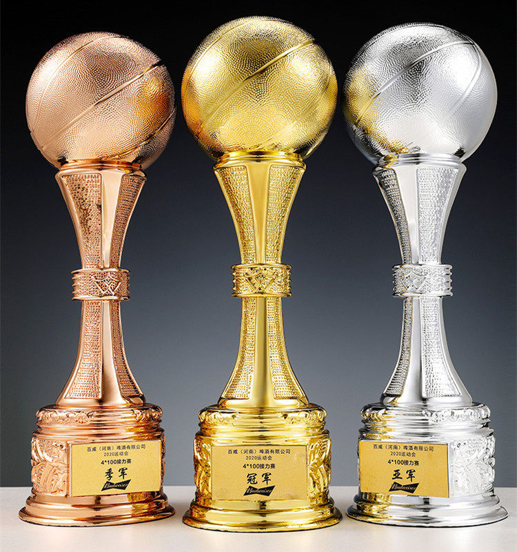 创意篮球奖杯定制大号树脂nba联赛比赛金银铜mvp冠军荣誉奖杯定做