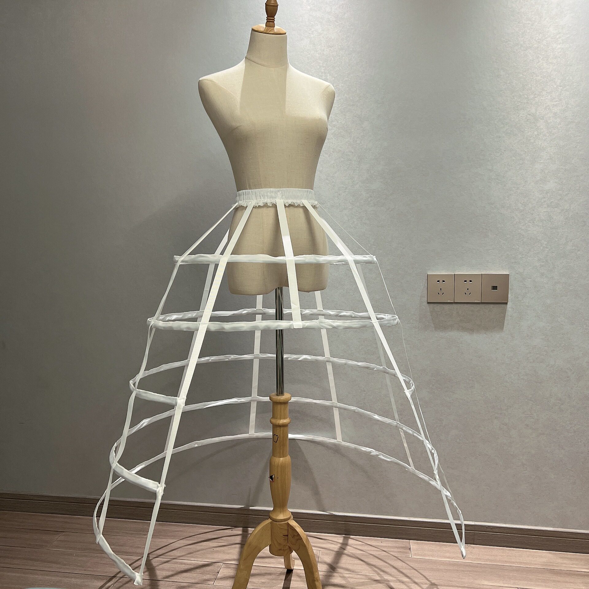 现货lolita洛丽塔5圈开叉鸟笼