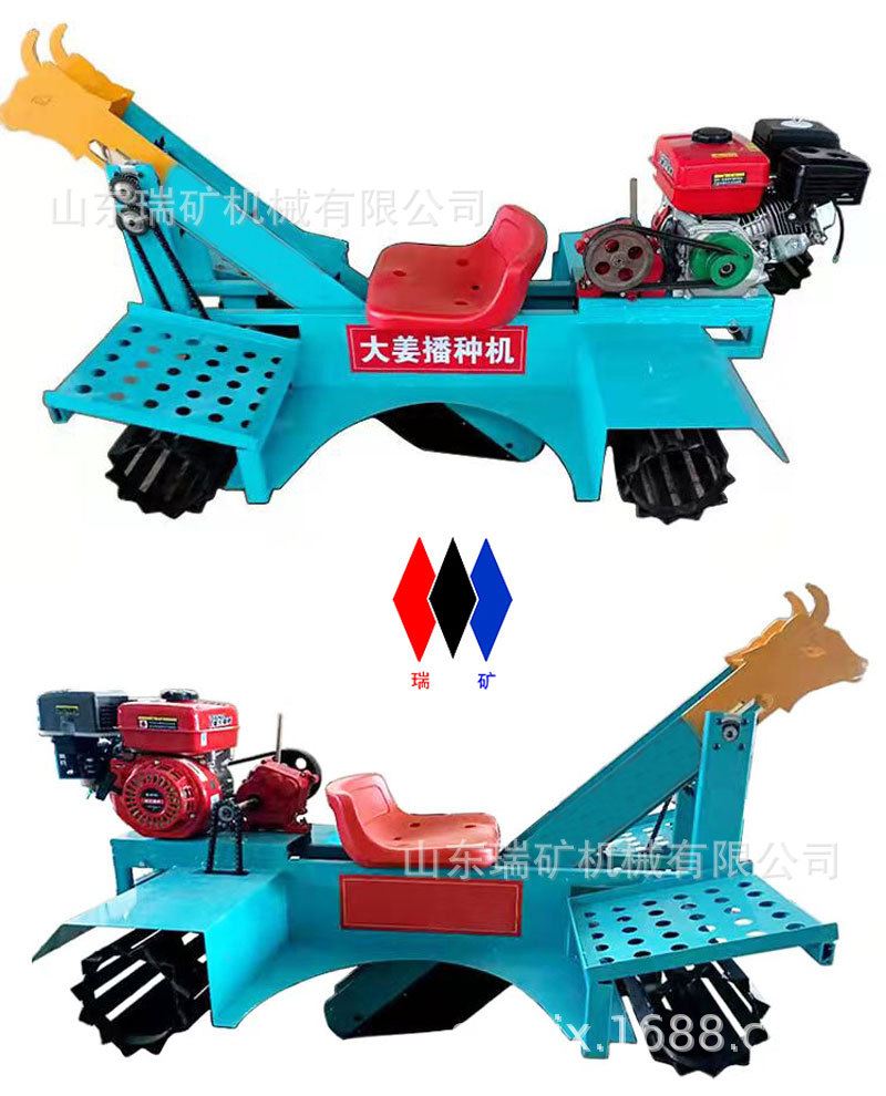 辽宁盖州农用大姜种植机生姜播种机汽油机带姜牙移栽机老姜种植机