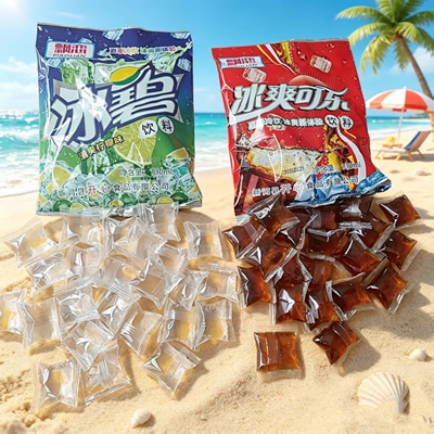 飘恋冰爽可乐冰碧柠檬味饮料130ml袋装夏日解暑饮品怀旧袋饮料