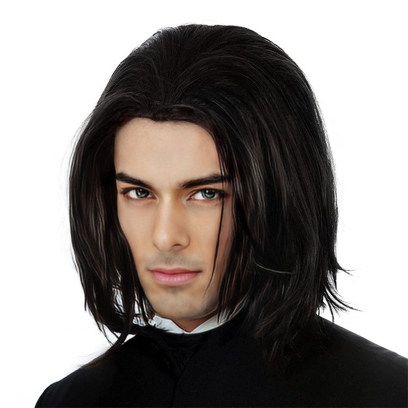 速卖通男士中分短假发Cosplay