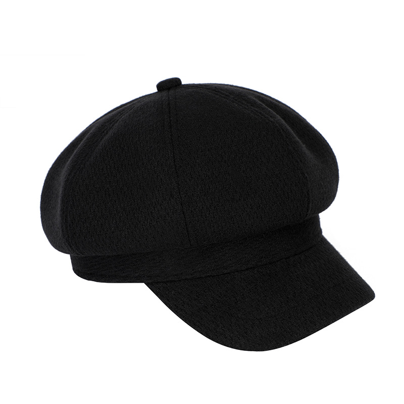 新款八角帽女显脸小百搭假发帽