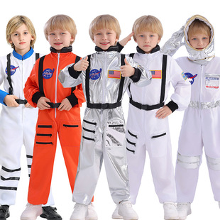 万圣节儿童太空服cos服装角色扮演宇航飞行员制服服饰太空主题
