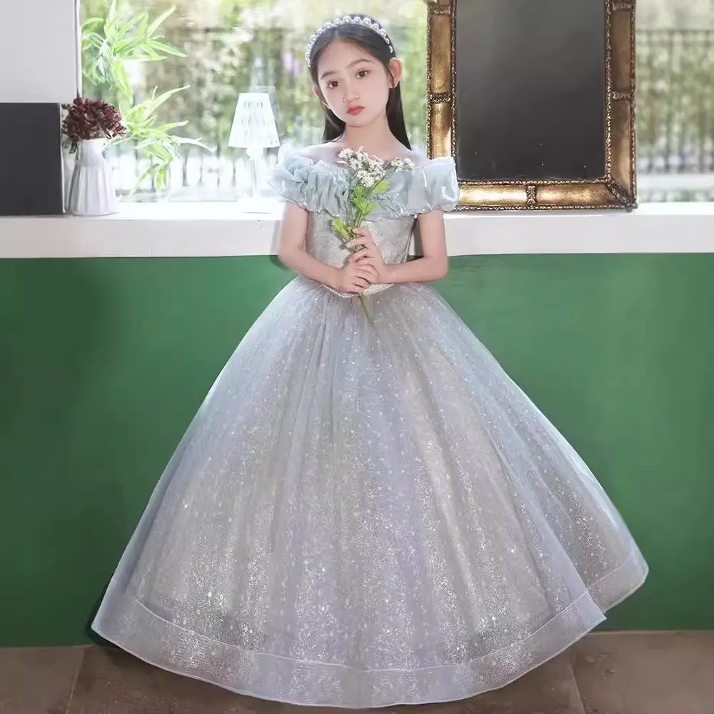 女童主持人礼服高端轻奢小众儿童