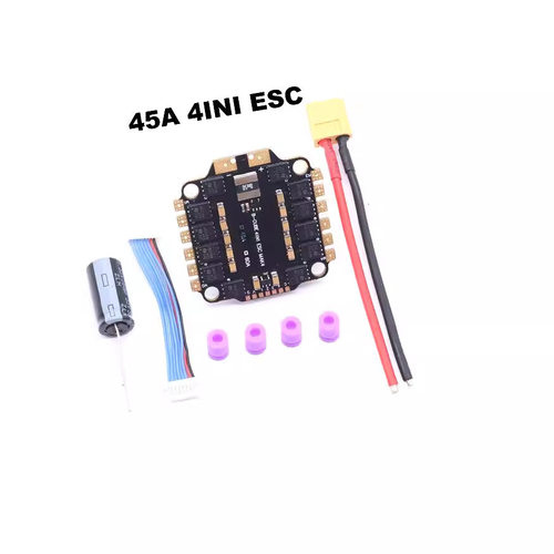 博立方4INI 45A ESC 四合一电调 无刷电机DShot300 600/Multishot