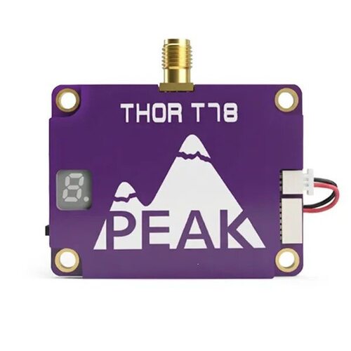 PEAK THOR T78 VTX 7-8G 64CH FPV模拟图传3W 抗干扰 8GHz 发射机