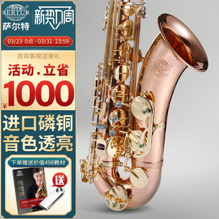 进口磷铜 6700专业演奏级 台湾萨尔特次中音萨克斯管乐器降b调SP