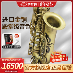 进口金铜 6900键柱无螺丝专业旗舰店 台湾萨尔特萨克斯乐器中音SP