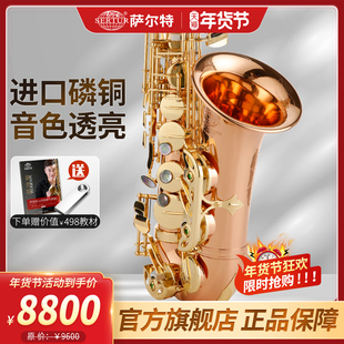 官方旗舰店 6700专业演奏款 进口磷铜 台湾萨尔特中音萨克斯乐器SP