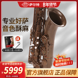 6500专业演奏 官方旗舰店 裸铜款 台湾萨尔特次中音萨克斯乐器
