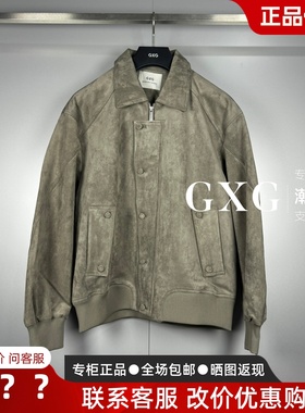 GXG男装2025秋季新款 G25X213061559 宽松翻领休闲夹克G25X213061