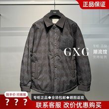GXG男装2025冬季新款G25XY24027000翻领微阔短款羽绒服G25XY24027