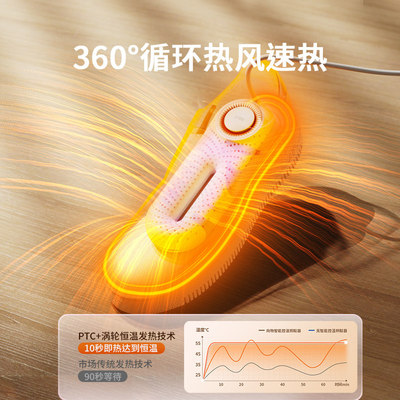 sothing向物烘鞋器除臭杀菌 三档定时伸缩式烘鞋机