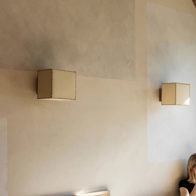 意大利Ciot中古奶油壁灯设计师亚克力帽子样板房客厅卧室书房壁灯