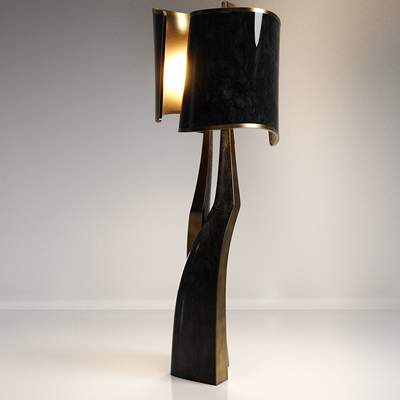 后现代复古轻奢落地灯